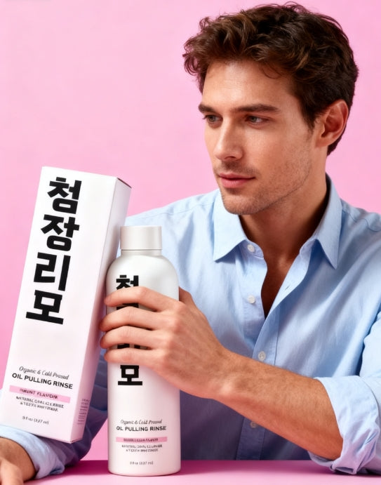 Korean Oil Pulling Mouthwash - Fresh Breath, Confidence Protection