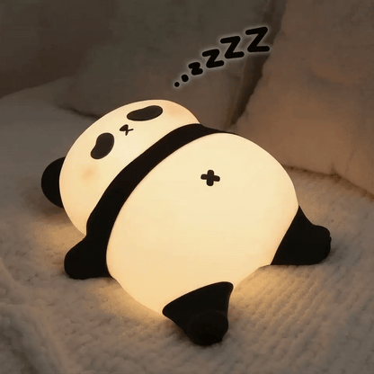 🎁Perfect Gift🎁Sleeping Capybara Breathing Panda Squishy Silicone Companion Sound LED Night Light