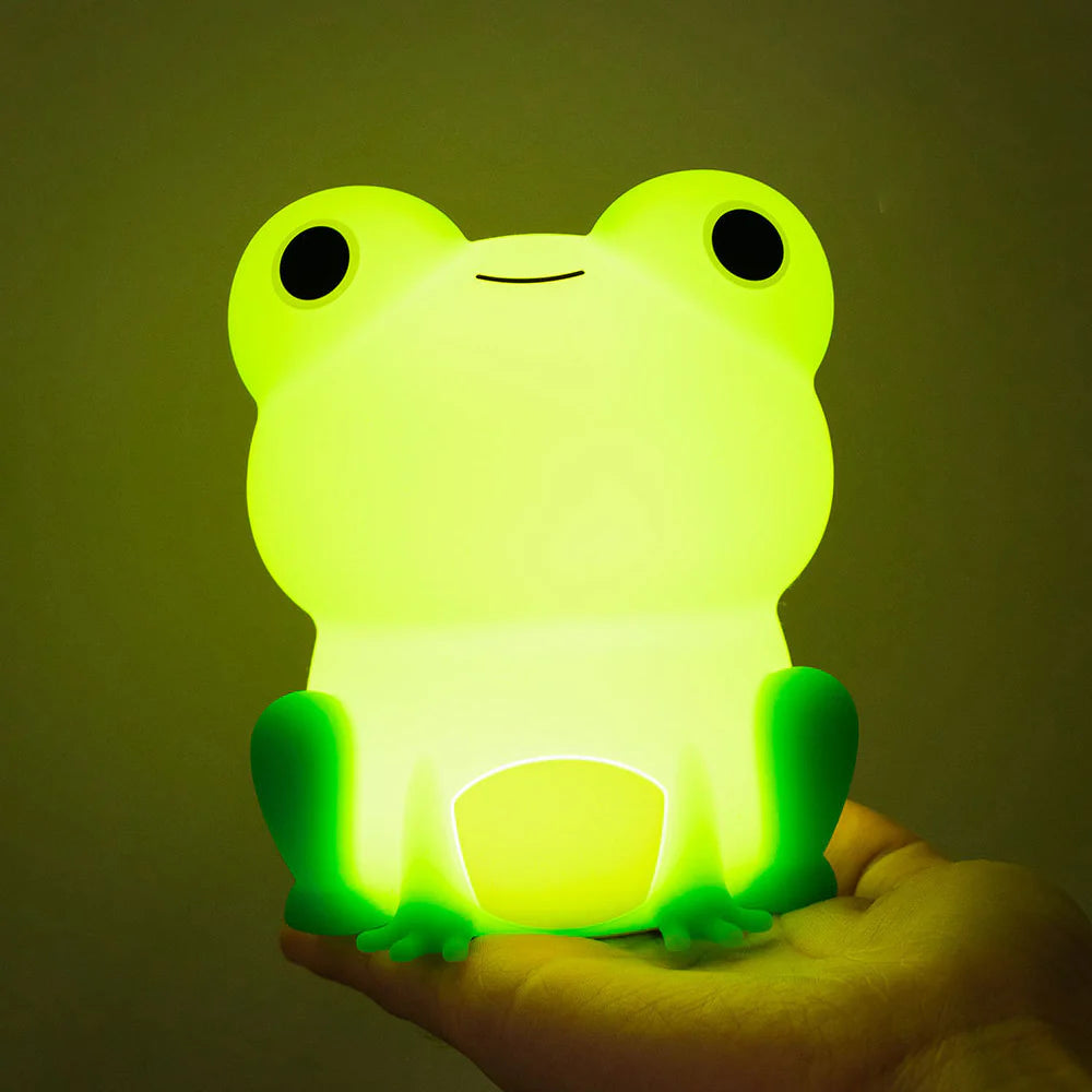 🎁Perfect Gift🎁Sleeping Capybara Breathing Panda Squishy Silicone Companion Sound LED Night Light