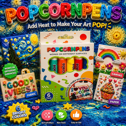 🔥Last Day Buy 1 Get 1🔥3D Printing Bubble Pen – Turn Flat Drawings Into Touchable 3D Art!