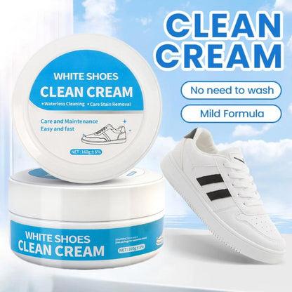👉As low as $7.99 each ✅Multipurpose No-Wash White Shoe Cleaner Cream with Built-in Sponge for Leather Silicon Car Interiors