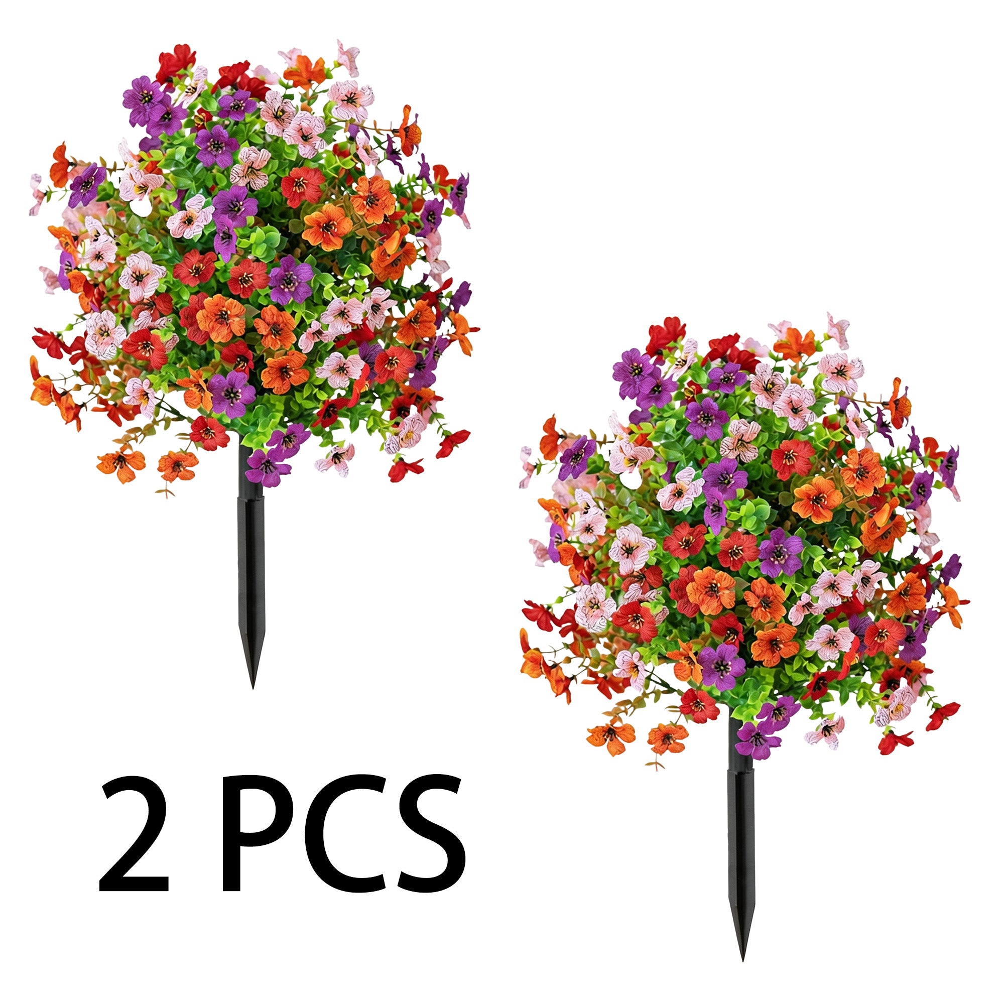 2 PCS Colorful