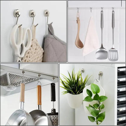 180° Swivel Swing Magnetic Hooks 40LBS – Strong Neodymium Hooks for Cruise Cabins, Kitchen, Fridge & Other Magnetic Surfaces!