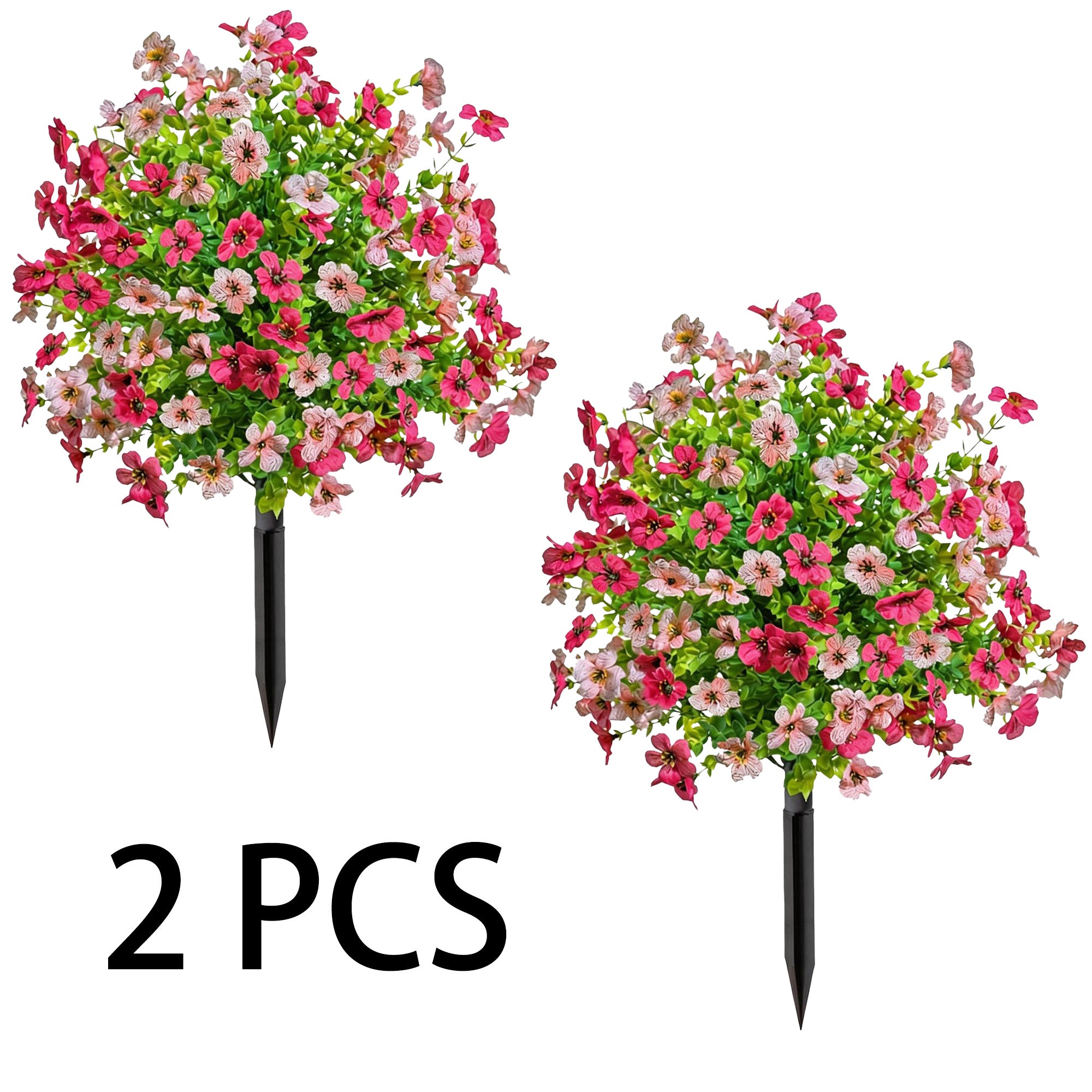 2 PCS Rose pink