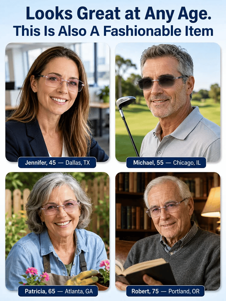 🔥Last day Hot Sale Aslow as $9.99 each🔥Smart Zoom Diamond-Cut Reading Glasses!