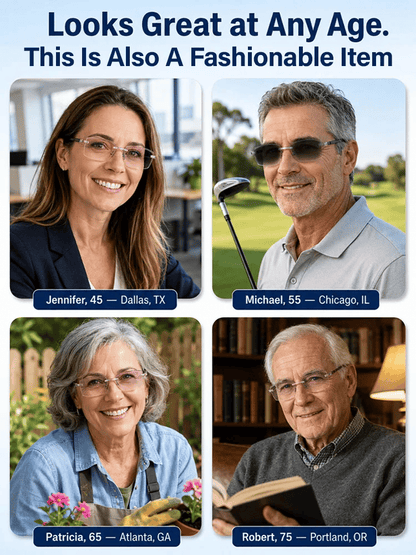 🔥Last day Hot Sale Aslow as $9.99 each🔥Smart Zoom Diamond-Cut Reading Glasses!