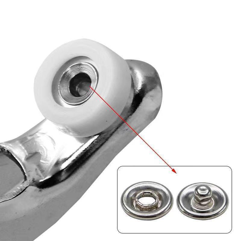 Manual Pressure Pliers Sewing Button Tool Kit for DIY Clothing & Hat