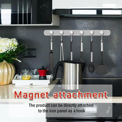 180° Swivel Swing Magnetic Hooks 40LBS – Strong Neodymium Hooks for Cruise Cabins, Kitchen, Fridge & Other Magnetic Surfaces!