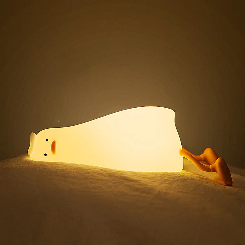 🎁Perfect Gift🎁Sleeping Capybara Breathing Panda Squishy Silicone Companion Sound LED Night Light