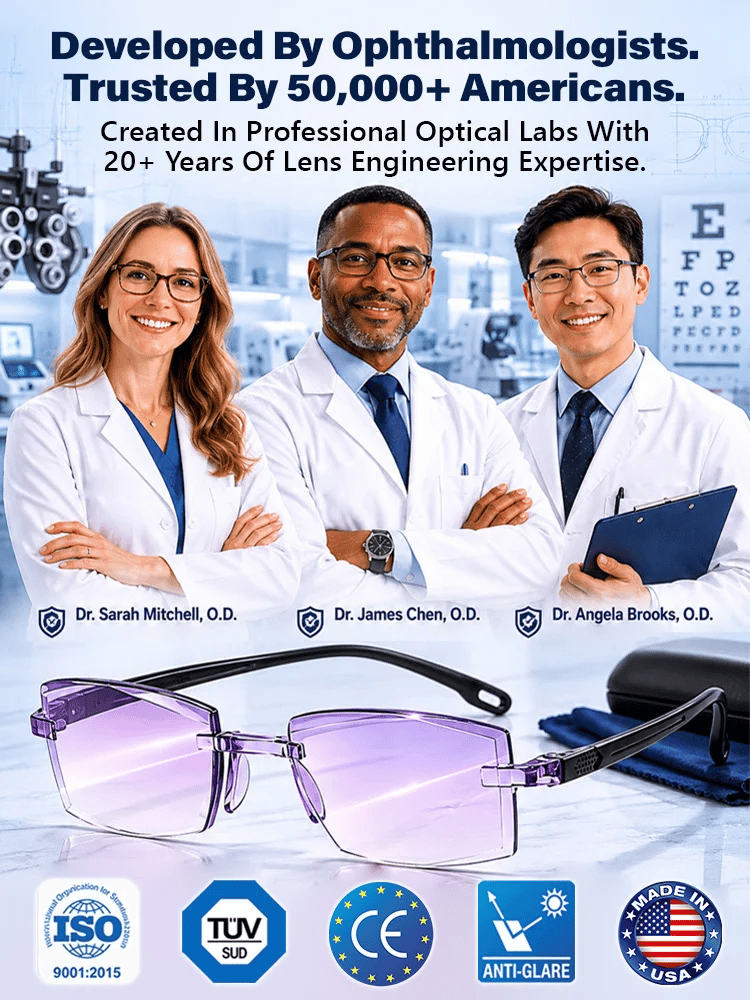 🔥Last day Hot Sale Aslow as $9.99 each🔥Smart Zoom Diamond-Cut Reading Glasses!