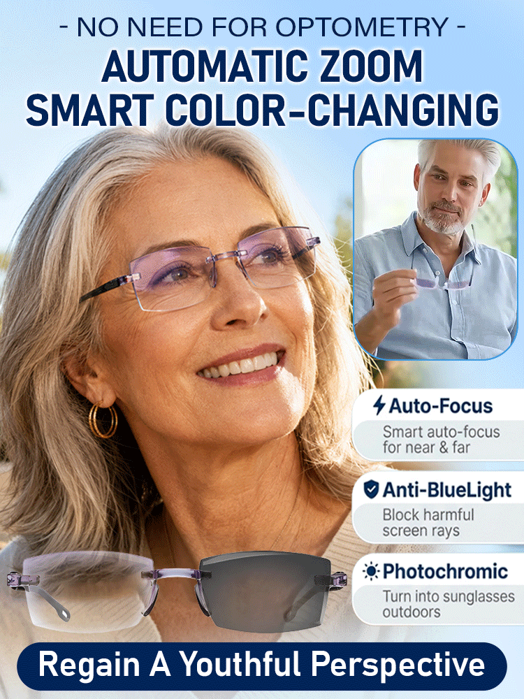 🔥Last day Hot Sale Aslow as $9.99 each🔥Smart Zoom Diamond-Cut Reading Glasses!