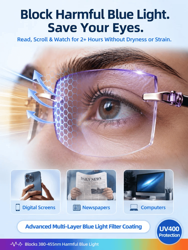 🔥Last day Hot Sale Aslow as $9.99 each🔥Smart Zoom Diamond-Cut Reading Glasses!