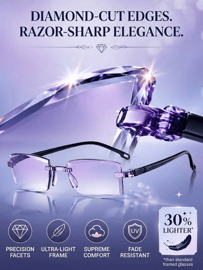 🔥Last day Hot Sale Aslow as $9.99 each🔥Smart Zoom Diamond-Cut Reading Glasses!