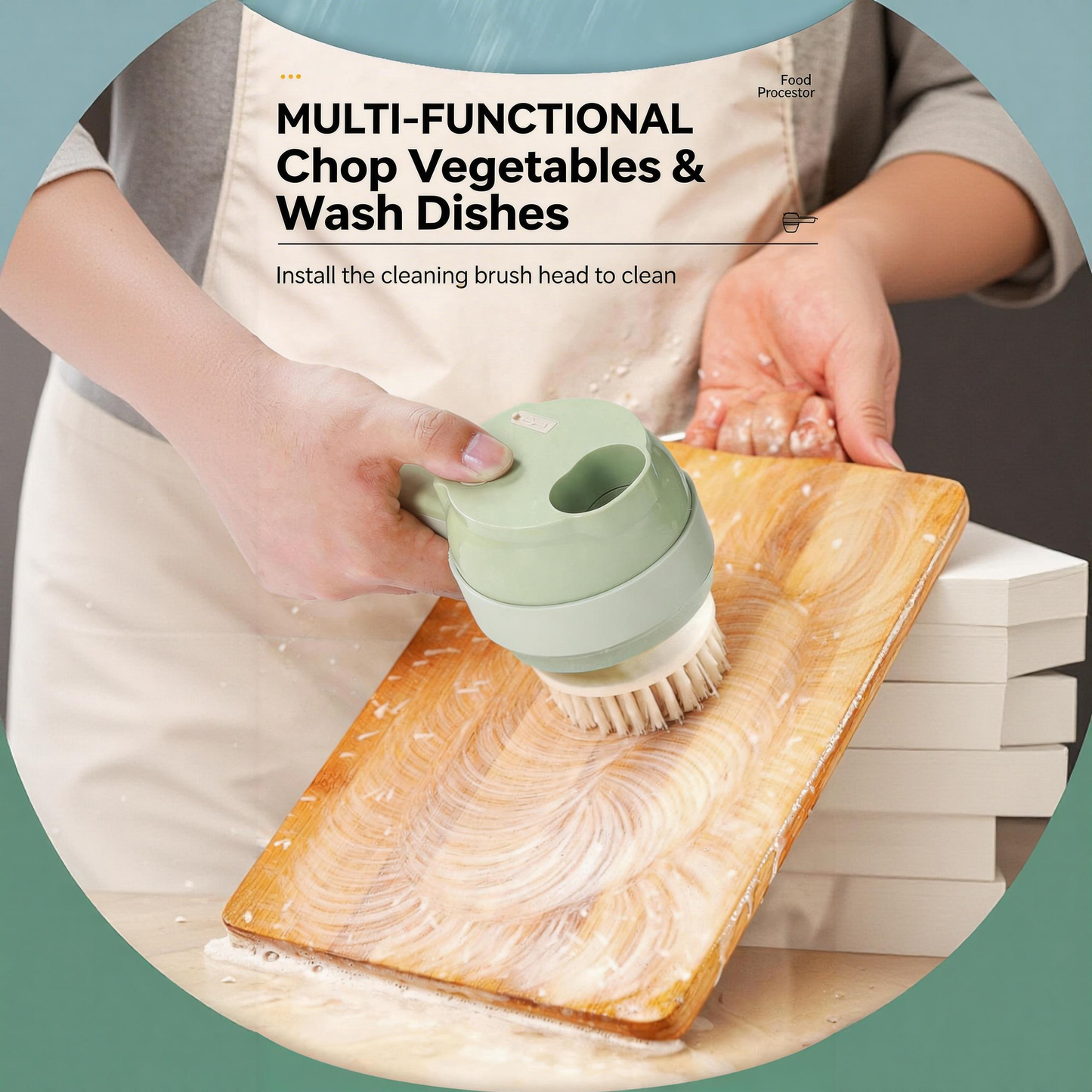Multi-function Kitchen Chopper & Garlic Masher!