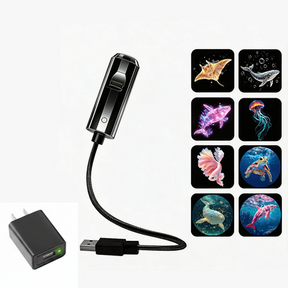 🔥Darolio® Plug-and-Play HD Galaxy & Ocean Projector Night Light🥳50,000+ Happy Users