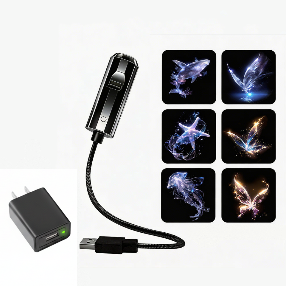 🔥Darolio® Plug-and-Play HD Galaxy & Ocean Projector Night Light🥳50,000+ Happy Users
