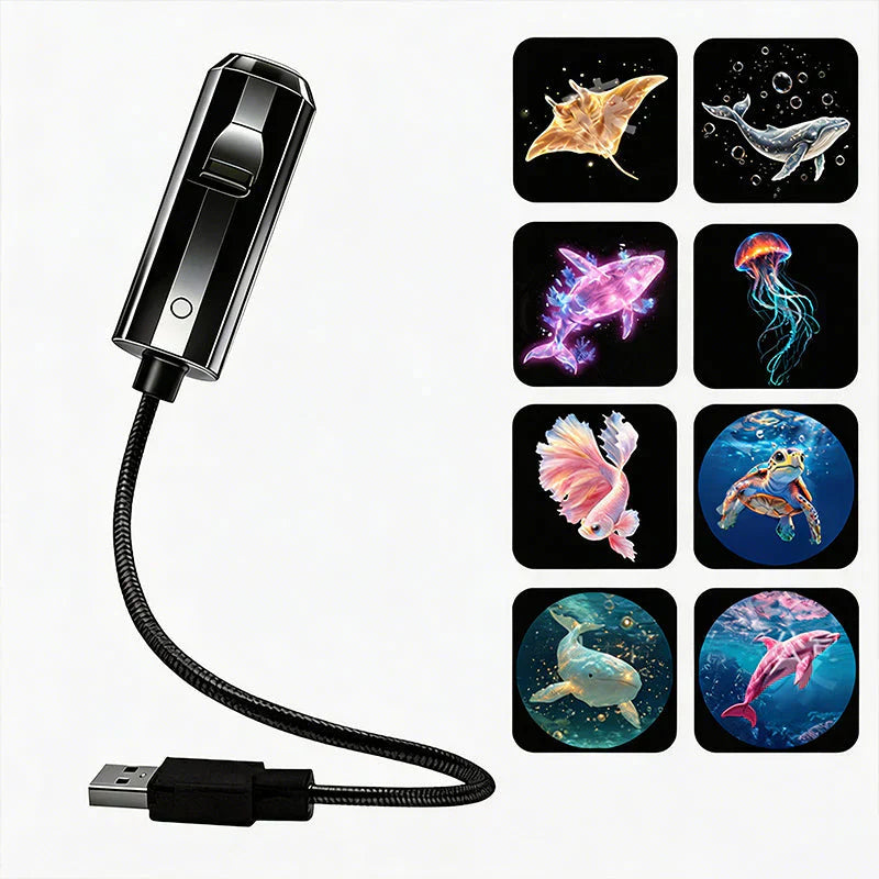 🔥Darolio® Plug-and-Play HD Galaxy & Ocean Projector Night Light🥳50,000+ Happy Users