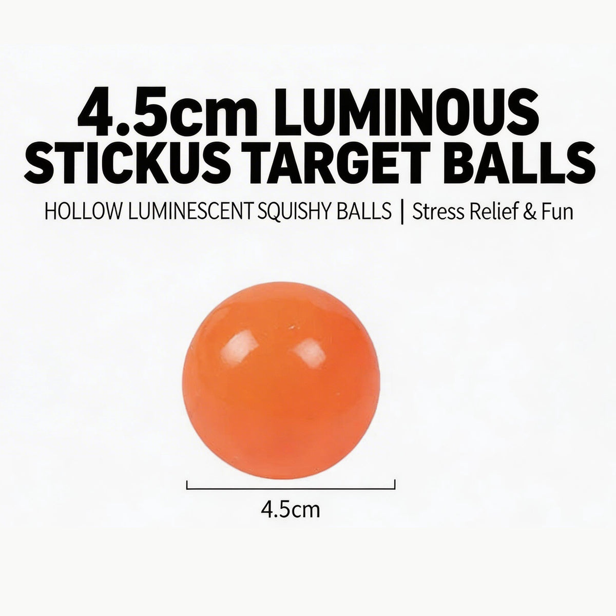 💥 Super Stress Relief Toy 🧸Luminous Sticky Target Ball